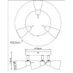 FG902 3R spot lampa 3xG9 FORMA CORMEL1