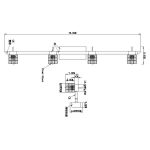 FG903 4 spot lampa 4xG9 FORMA CORMEL1