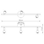 FG90X 3 spot lampa 3xG9 FORMA CORMEL1