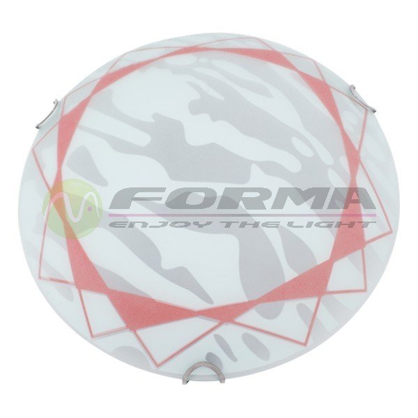 f13 24 staklena plafonjera fi300 cormel forma