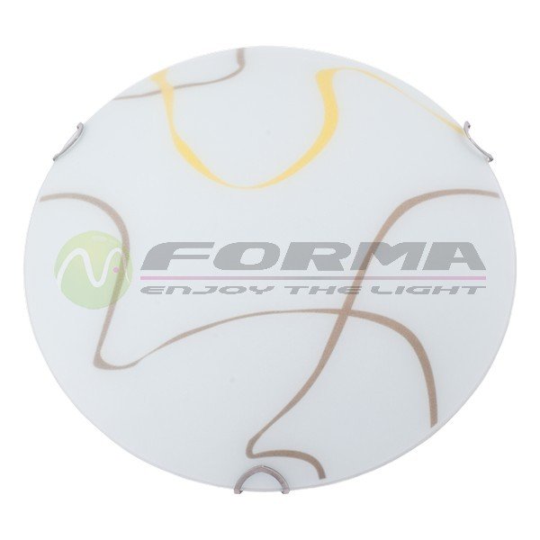 f13 54 staklena plafonjera fi300 cormel forma