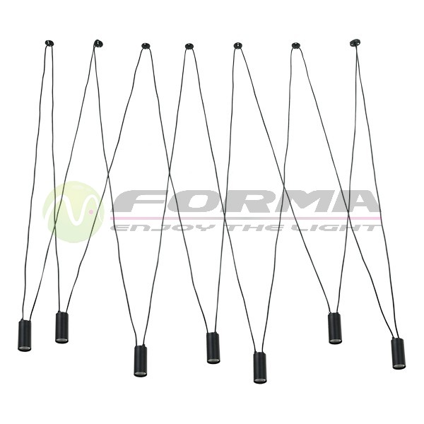 Visilica 7xGU10 FK1002 7V CORMEL FORMA