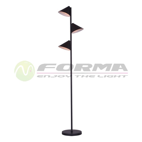 Podna lampa F7063 3F BK Cormel FORMA