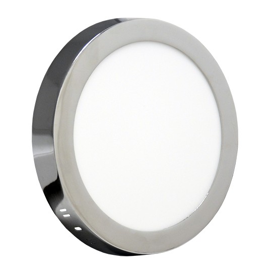 M18NO CH 18W 6500K hrom LED Panel nadgradni okrugli