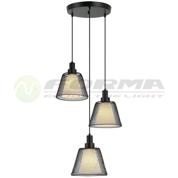 Viseća lampa F7038 3V BK SAGA LIGHT