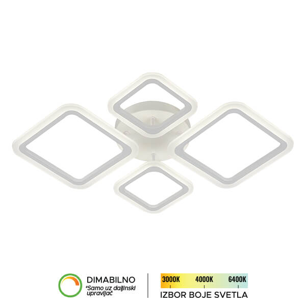 LED plafonjera F2082 55P WH SAGA LIGHT