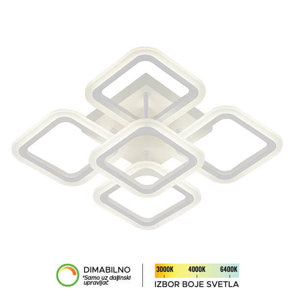 LED plafonska lampa F2082 55C WH SAGA LIGHT