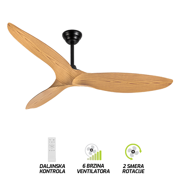 Plafonski ventilator FV3103 142 BR SAGA LIGHT