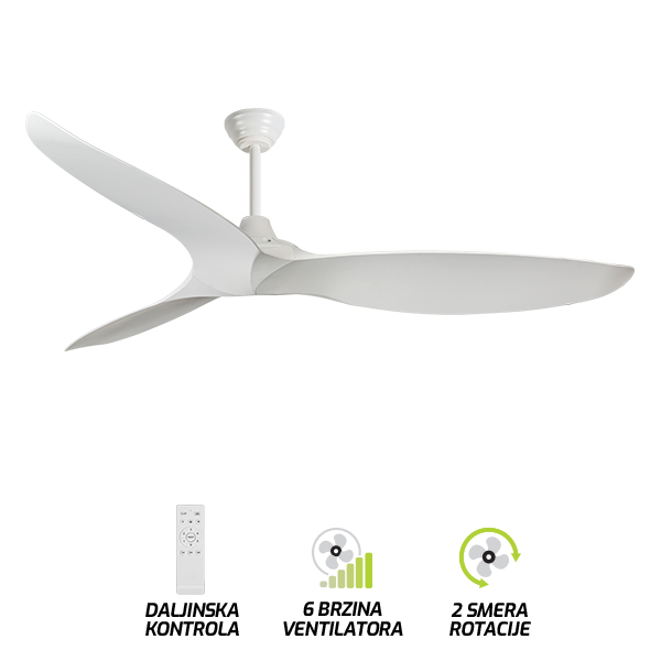 Plafonski ventilator FV3103 142 WH SAGA LIGHT