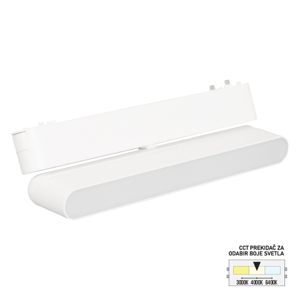 LED magnetna svetiljka CCT ULTRA SLIM FMS1101 12 WH SAGA LIGHT