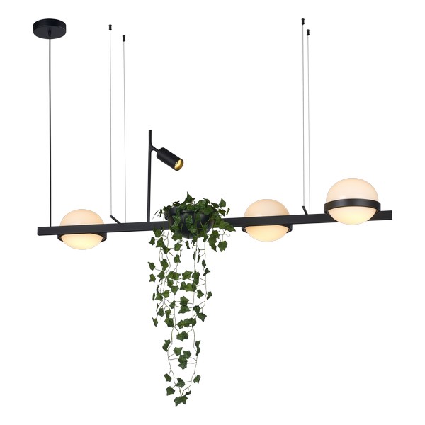 LED viseća lampa FK2025 40V BK+WH SAGA LIGHT