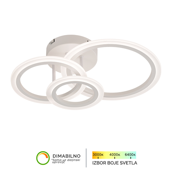 LED plafonska lampa F2083 32C WH SAGA LIGHT