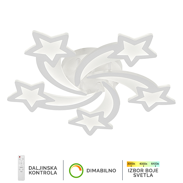 LED plafonska lampa F2090 68C WH SAGA LIGHT