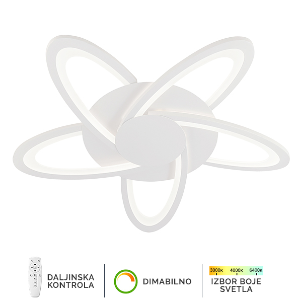 LED plafonska lampa F2091 50C WH SAGA LIGHT