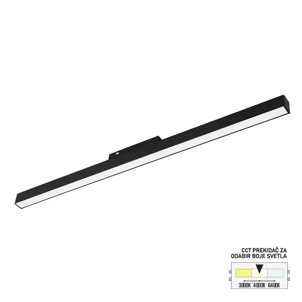 LED magnetna svetiljka CCT FM1001 24 BK