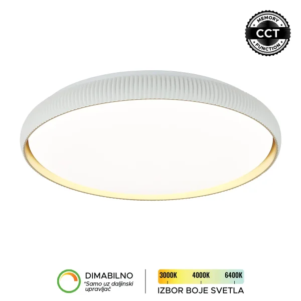 LED plafonjera LP 424 86R WH+SG