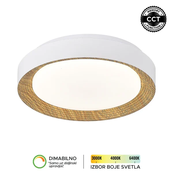 LED plafonjera LP 405 28R WH+WD
