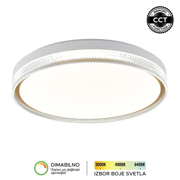 LED plafonjera LP 415 70R WH+SG
