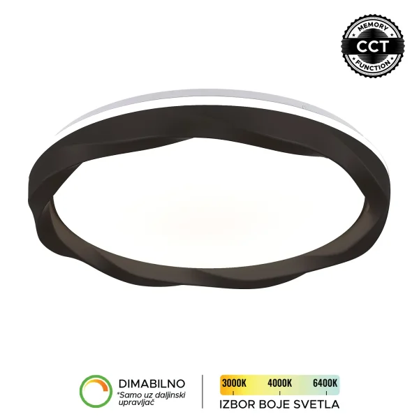 LED plafonjera LP 421 70R BK