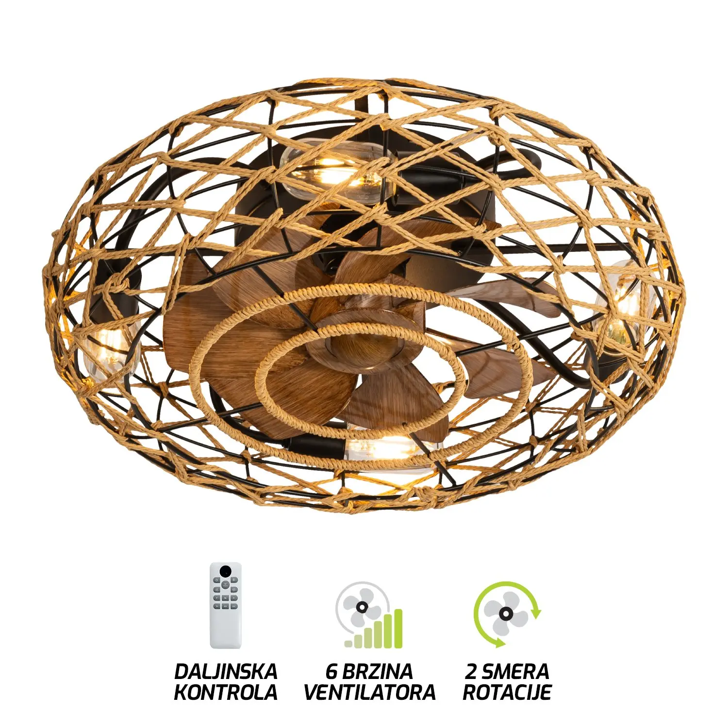 Plafonska lampa sa ventilatorom FV7002 48 NT Plafonska lampa sa ventilatorom FV7002 48 NT