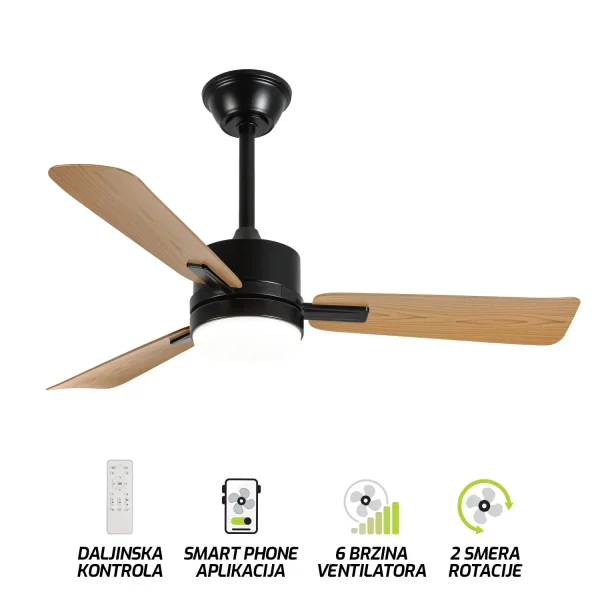 Plafonski ventilator sa svetiljkom FV3102 107 BR