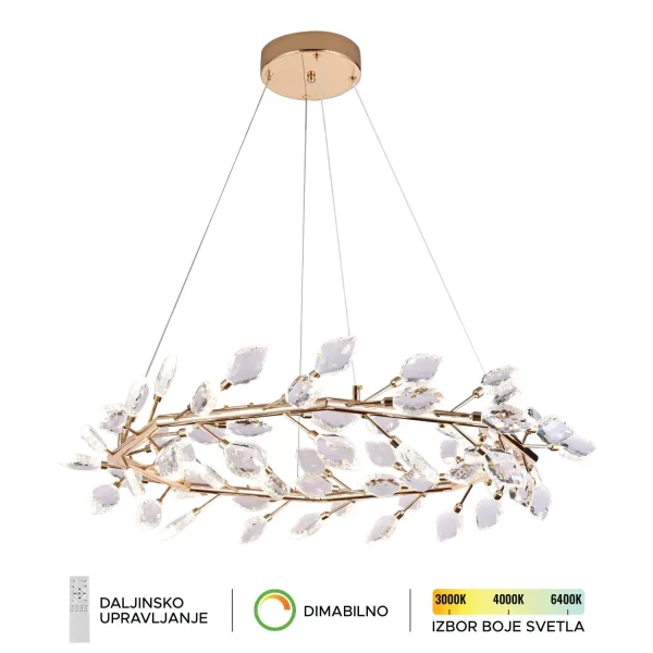 LED viseća lampa KP5001 ⁠64V GD