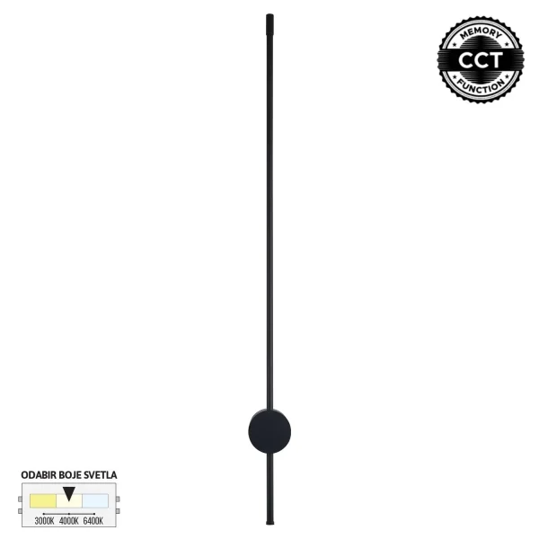 LED zidna lampa F2611 ⁠118Z BK CCT