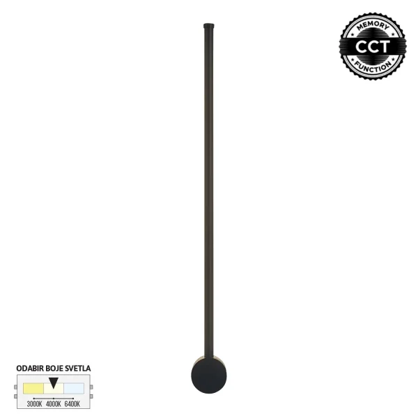 LED zidna lampa F2611 ⁠608Z BK CCT