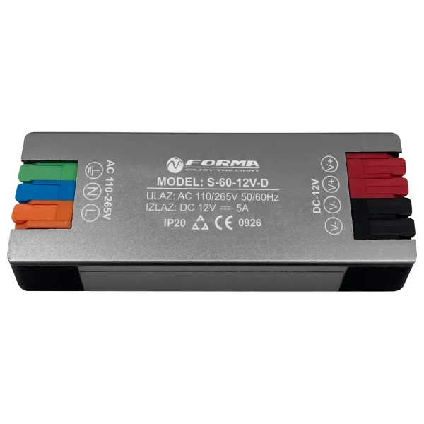 LED napajanje 12V 60W S ⁠60 ⁠12V ⁠D