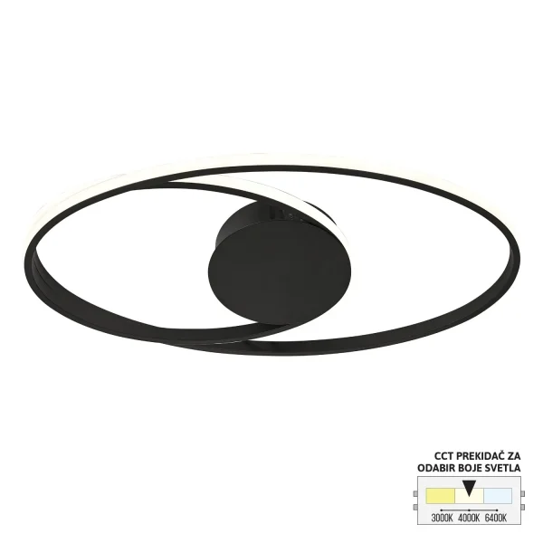 LED plafonska lampa F2109 ⁠30C BK CCT