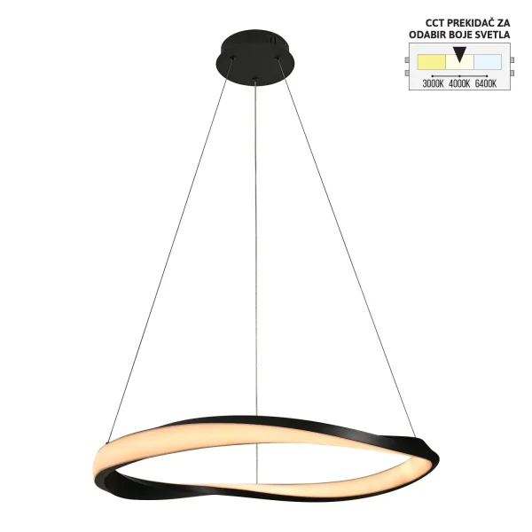 LED viseća lampa F2111 ⁠30V BK CCT