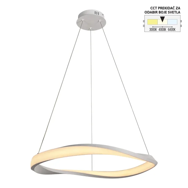 LED viseća lampa F2111 ⁠30V WH CCT