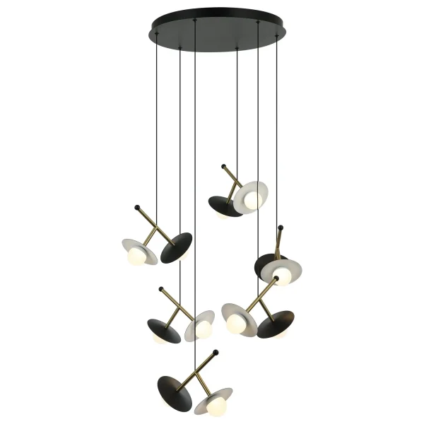 LED viseća lampa F2407 ⁠36V BK+SG